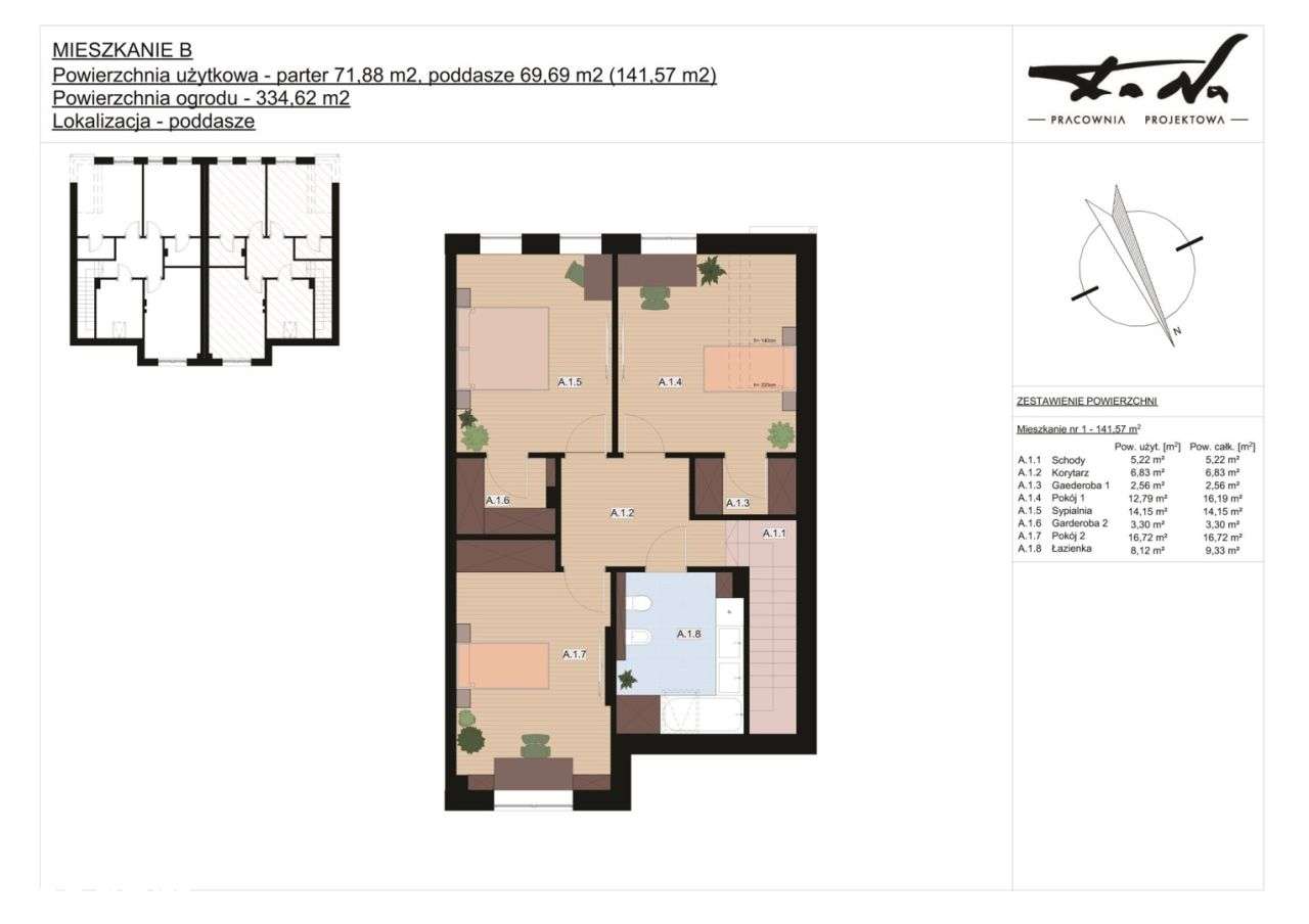 Dom w zabudowie bliźniaczej blisko jeziora Miedwie-8