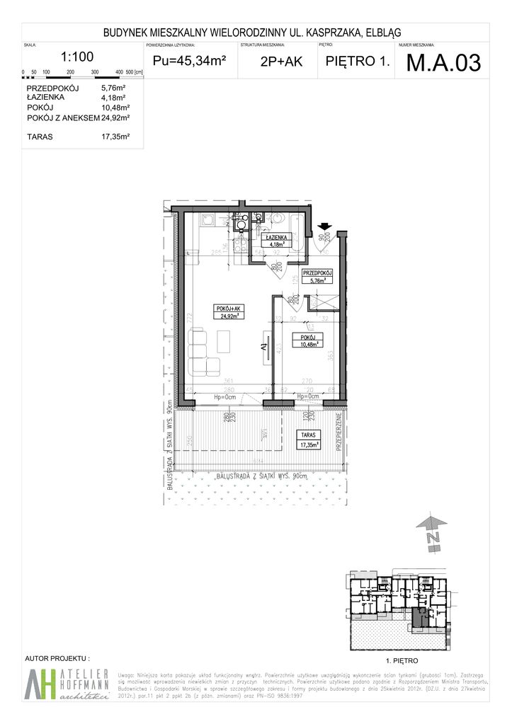 Apartamenty Zawada | 2-pok. | M.A.03