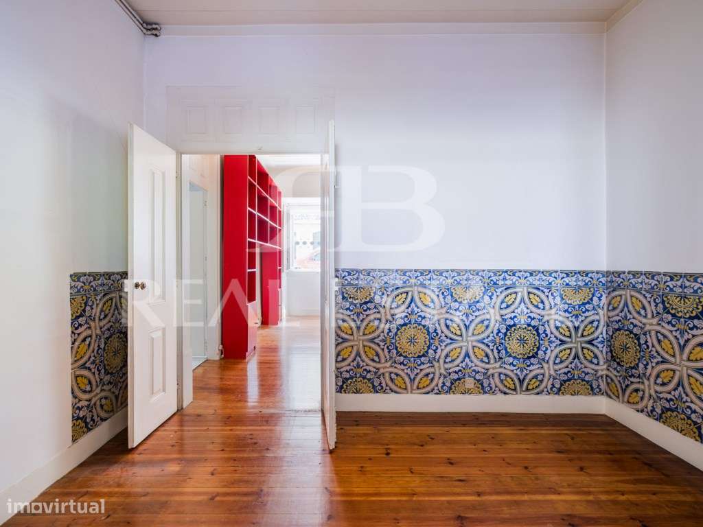 T3+2 na ESTRELA / Santos-o-Velho, centro de Lisboa.-15