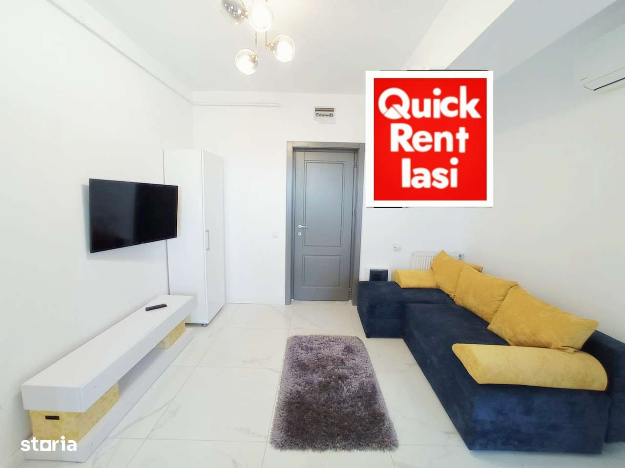 Palas Mall Lazar Residence Bloc Nou 2022 Apartament 2Camere Modern - Imagine principală: 4/9