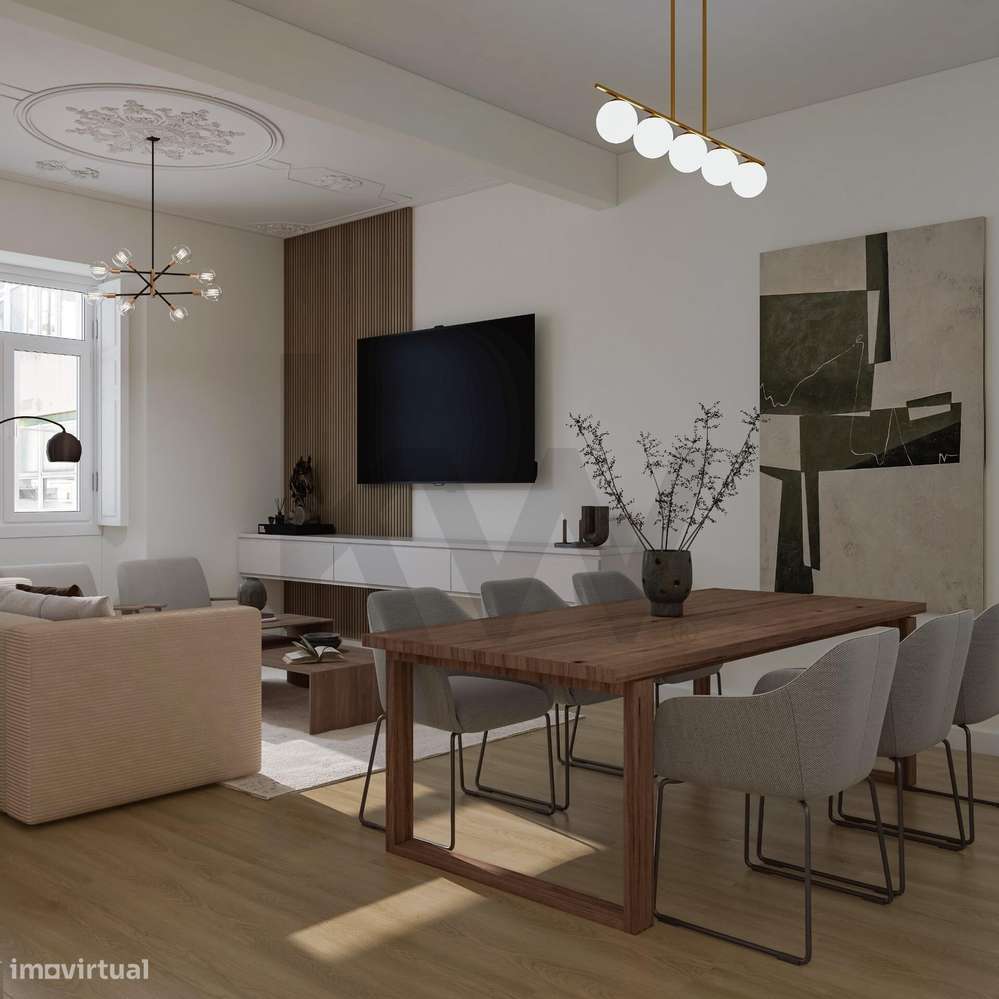 T2+1 Rua Ferreira Lapa | Investimento | Centro Lisboa - Grande imagem: 5/39