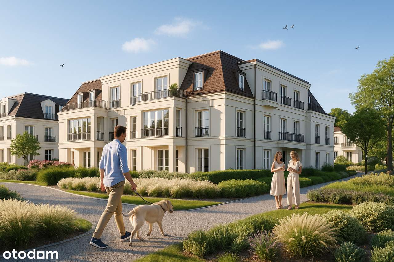 Rezydencja w willi miejskiej. 2 balkony. Park-3