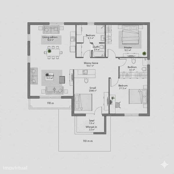 Casa de Madeira T2 92M² - Grande imagem: 4/4