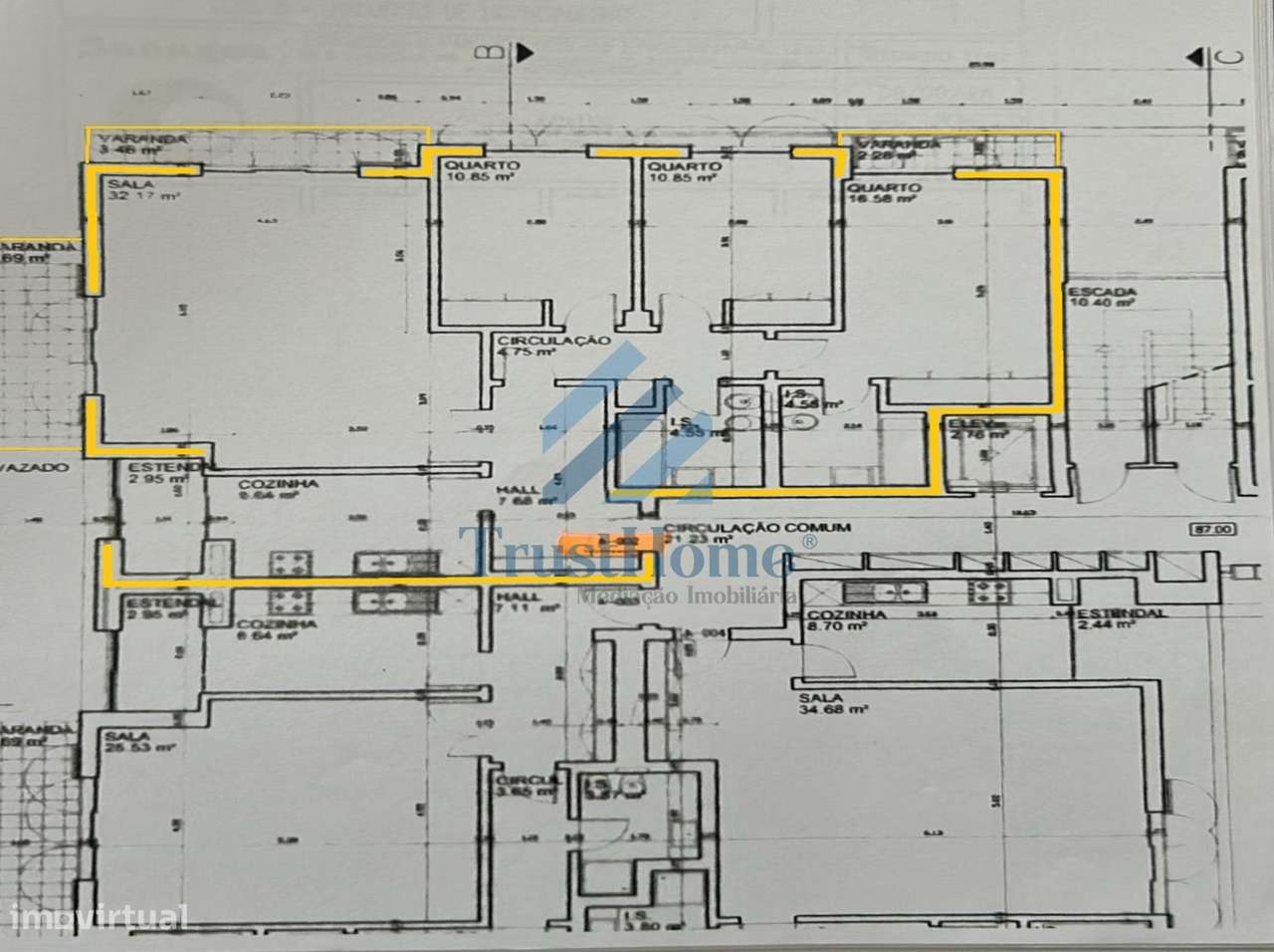 T3 em condomínio privado com dois lugares parqueamento-39