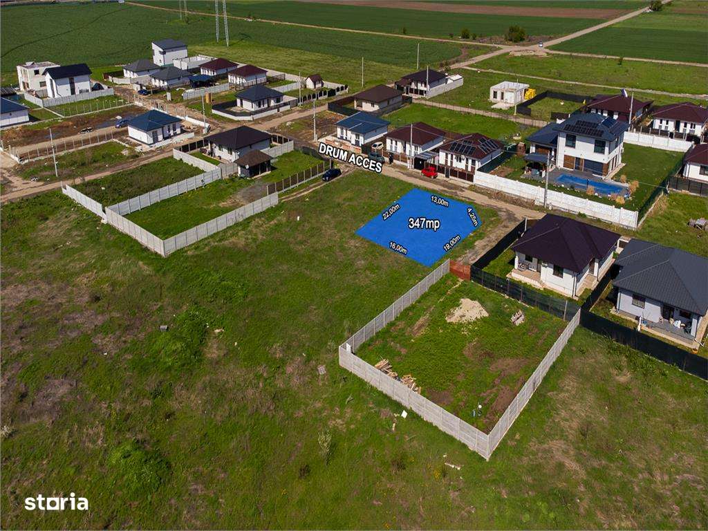 BERCENI SF ANA ,TEREN INTRAVILAN 347 MP,STB 3 MIN,DESCHIDERE 17 M - Imagine principală: 5/5