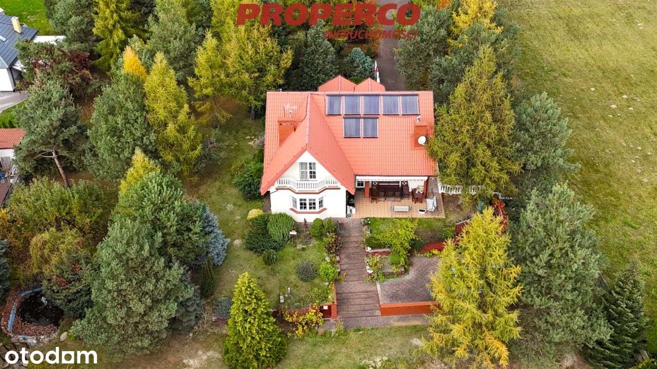 Dom 7pok + hala 800m2 i 382m2, działka 1,25ha staw