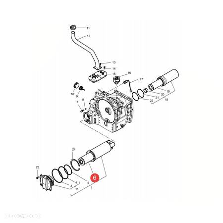 Filtr oleju hydrauliki HY13428 SF - 4