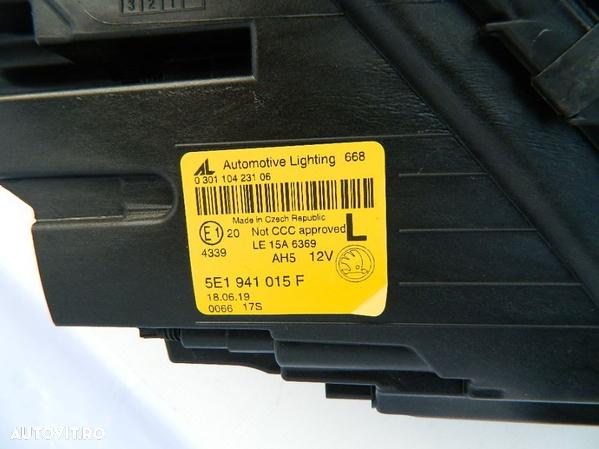 Far stanga LED Skoda Octavia 3 Facelift cod 5E1941015F - 7