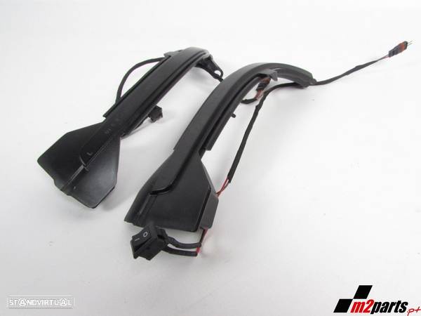 CONJUNTO PISCAS ESCURECIDOS DYNAMIC LED P/ RETROVISORES FACELIFT Novo BMW 7 (F01... - 3