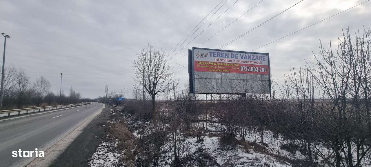 Vand 60 000 mp teren c-c, intravilan, langa Metro, Pitesti DN 65 b-5