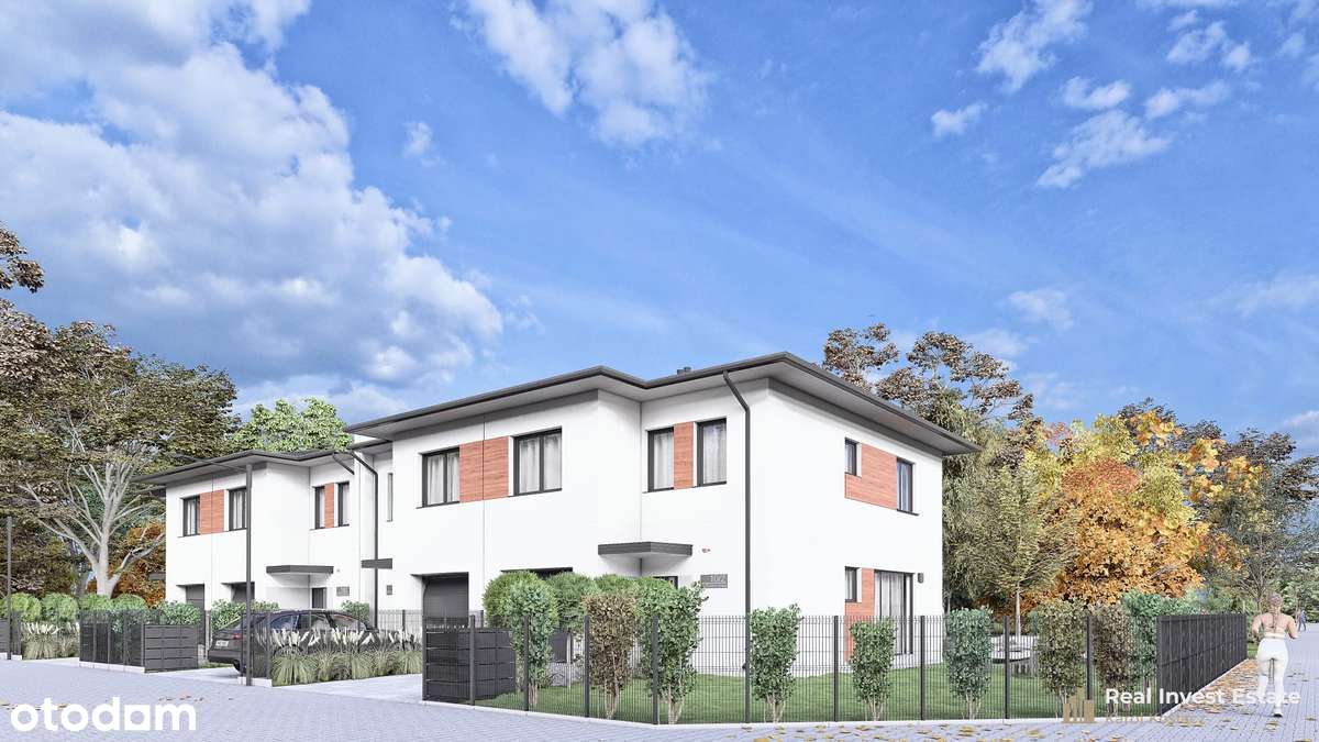 Piękne domy w zabudowie bliźniaczej Kajetany gm. Nadarzyn 2 ETAP-0