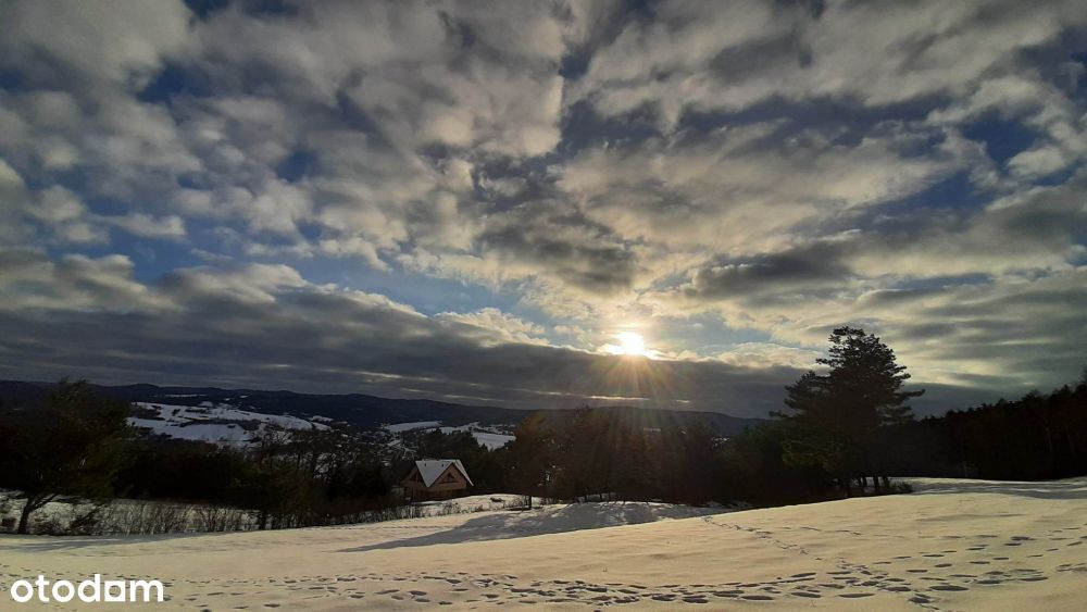 Bieszczady dom do zamieszkania działka 1,5ha