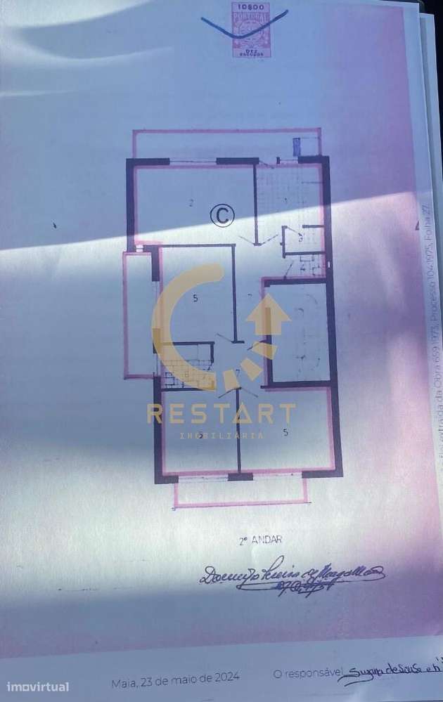 T3 em Águas Santas com 3 frentes, totalmente renovado com muita lumino-33