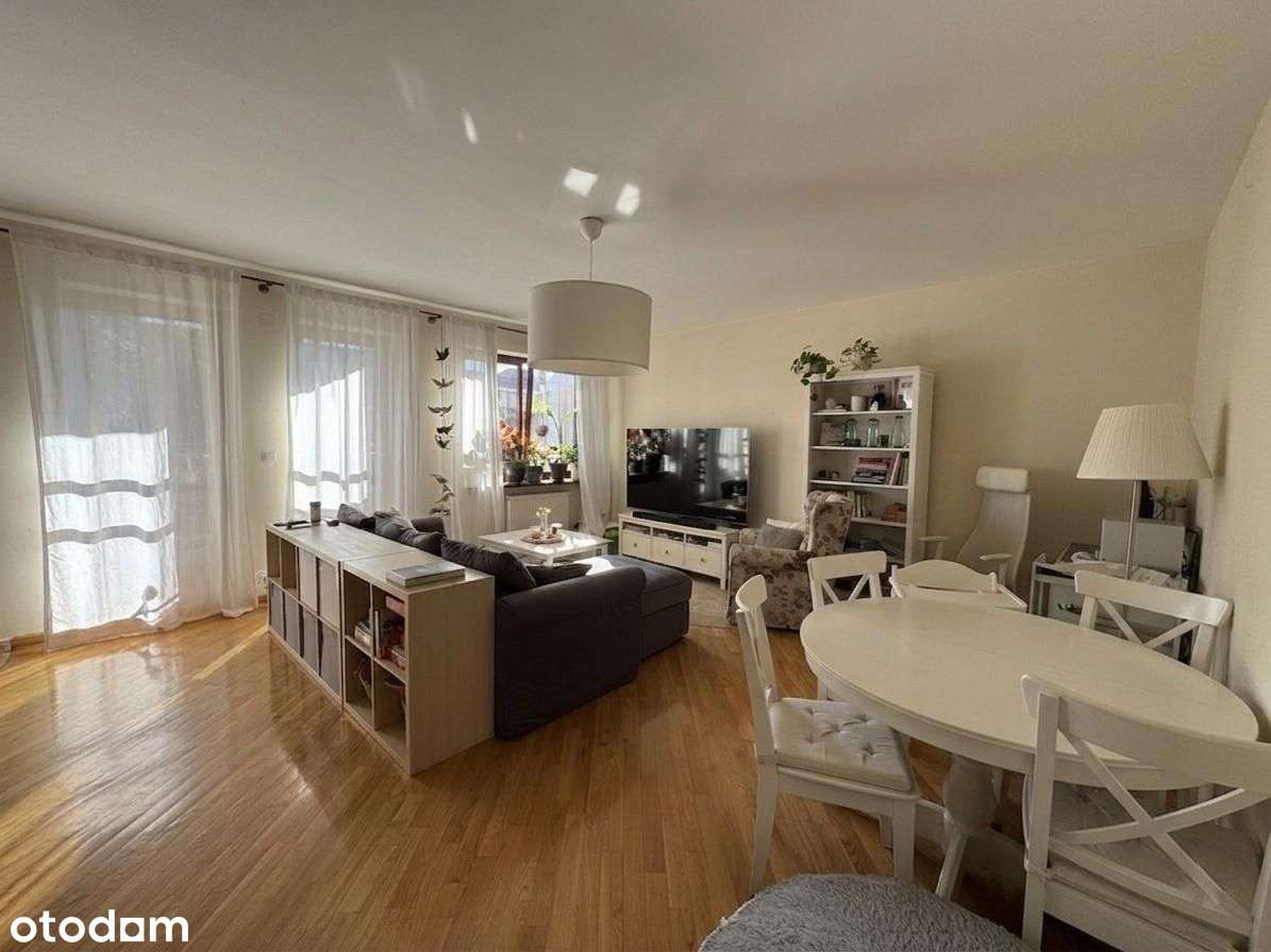 Saska Kępa | 78 m² | Narożne 3 pokoje | Balkon | G-1