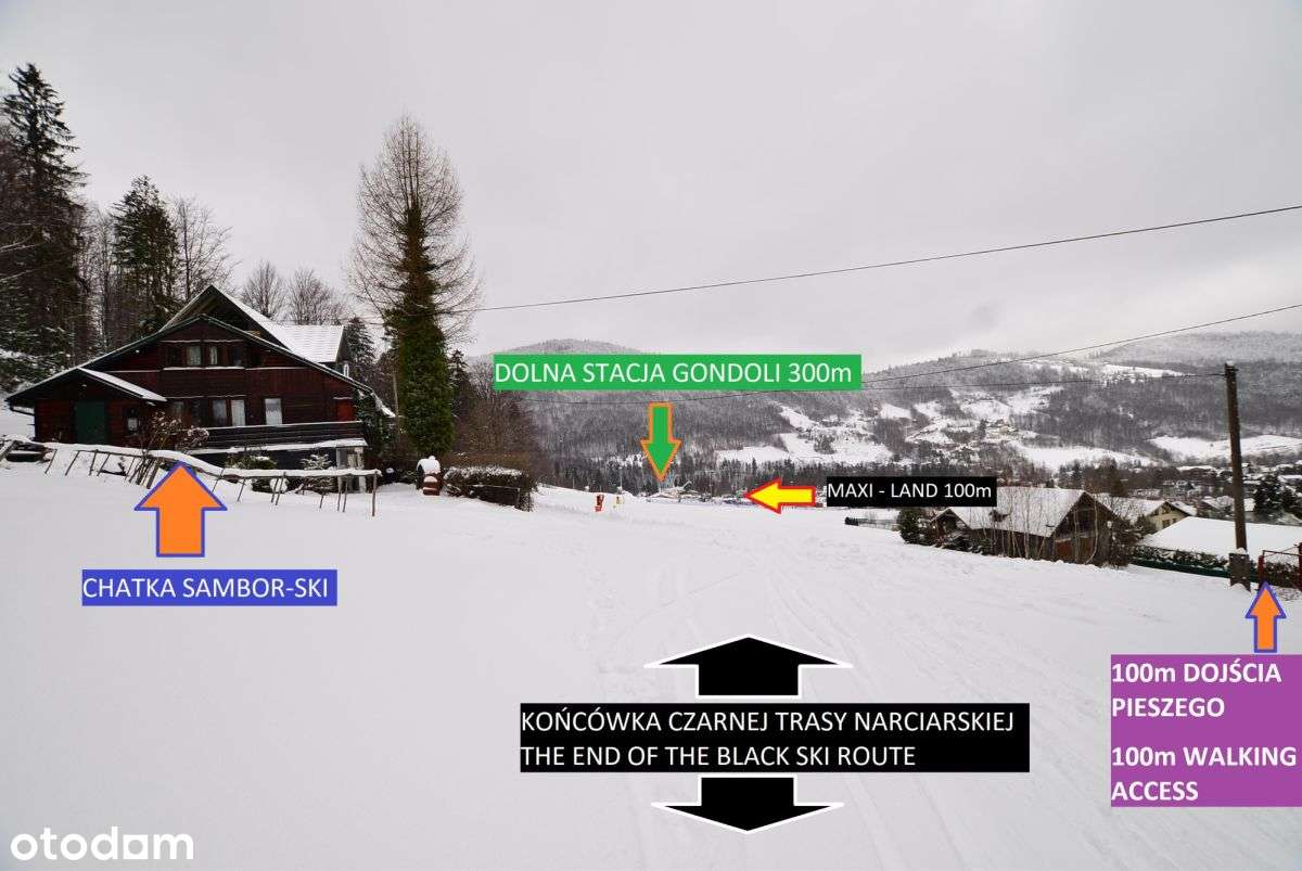 Przy trasie Narciarskiej | 300m od Gondoli |-6