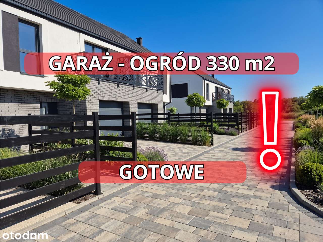 GARAŻ - OGRÓD 330 m² -POMPA CIEPŁA + PODŁOGOWE - CISZA I ZIELEŃ-GOTOWE