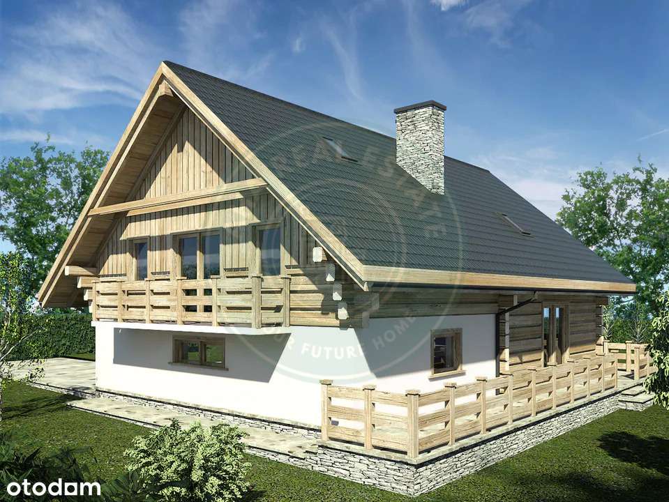 Działka z projektem domu w sercu Bieszczad-5