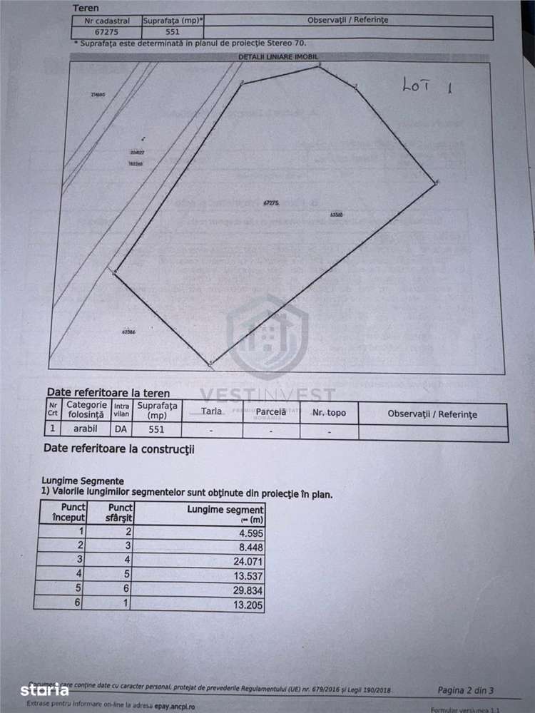 Parcele teren intravilan Strada Podgoria - Imagine principală: 2/3