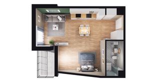 1-pokojowe mieszkanie 41m2 + balkon Bez Prowizji - Pełny obrazek: 2/8