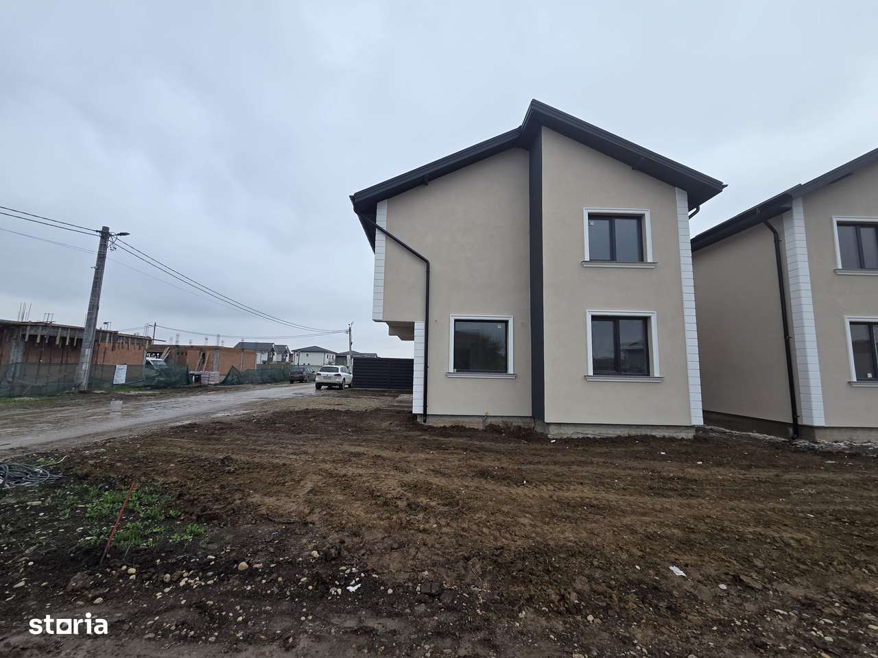 Vila single 5 camere 160 mp utili-Bragadiru Celofibrei teren 330 mp - Imagine principală: 4/20