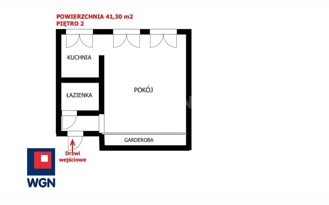 Mieszkanie, 41,30 m², Legnica - Pełny obrazek: 2/7