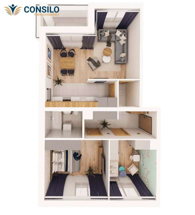 Funkcjonalny układ | 3 pokoje | 65m² | Wieliczka-1