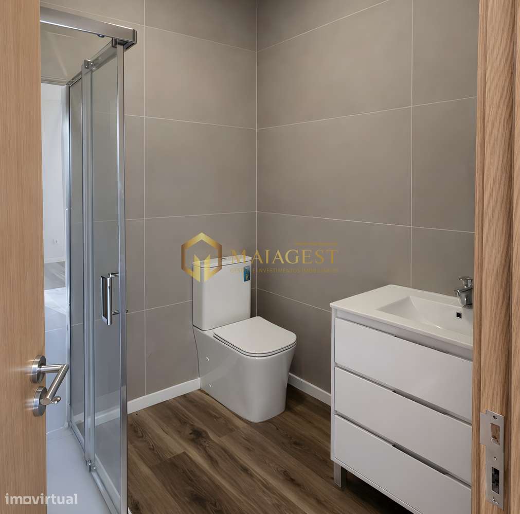 Apartamento T0 Novo a Sul com Vista Jardim - Grande imagem: 5/9