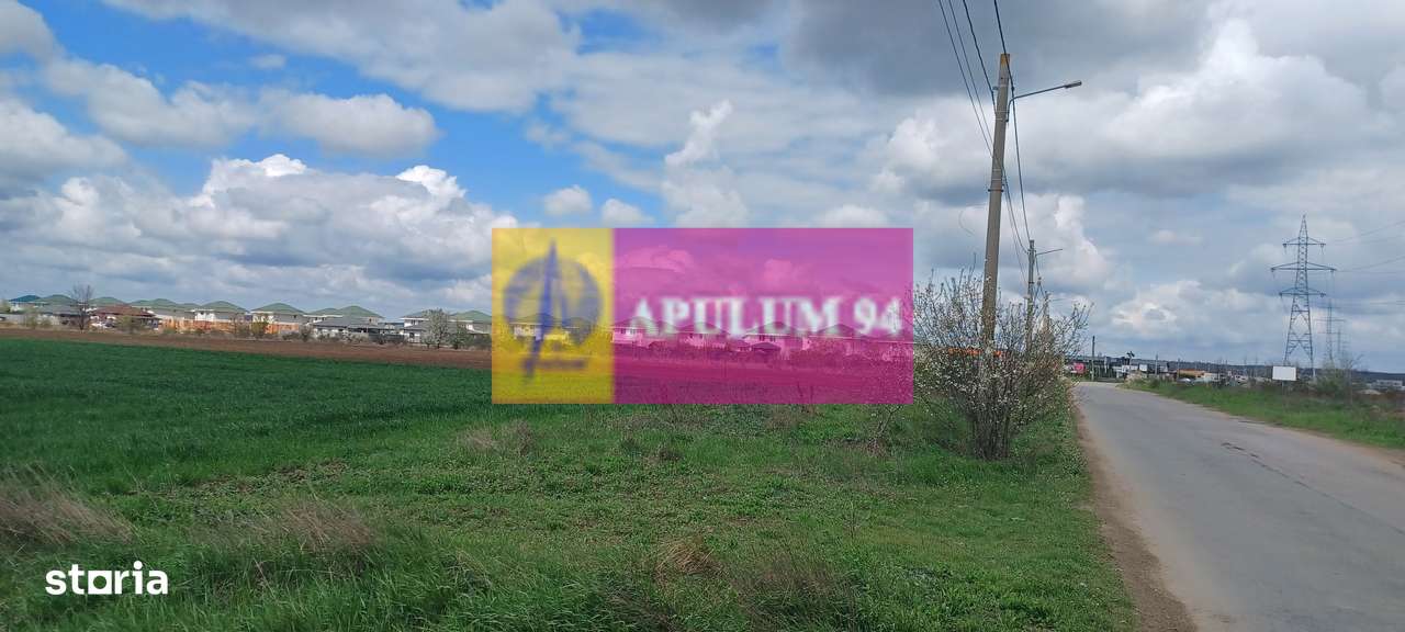 Săbăreni, teren intravilan 1000 mp, cu utilitati în apropiere - Imagine principală: 2/3