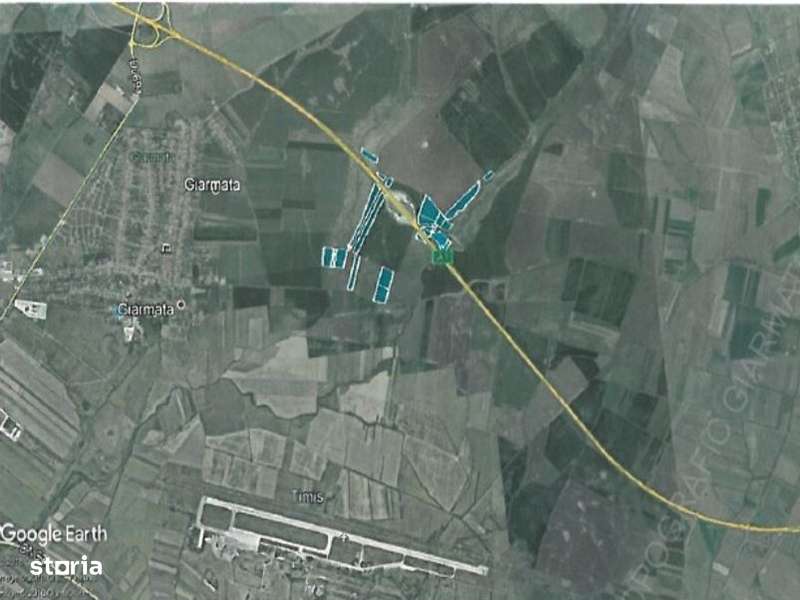 Teren de vânzare 35.000 mp, Giarmata- Timis , autostrada-0