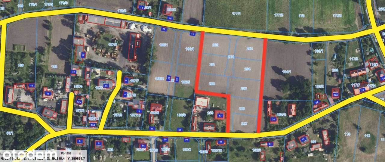 Działki budowlane, Kostrzyn/Węgierskie - Pełny obrazek: 4/11