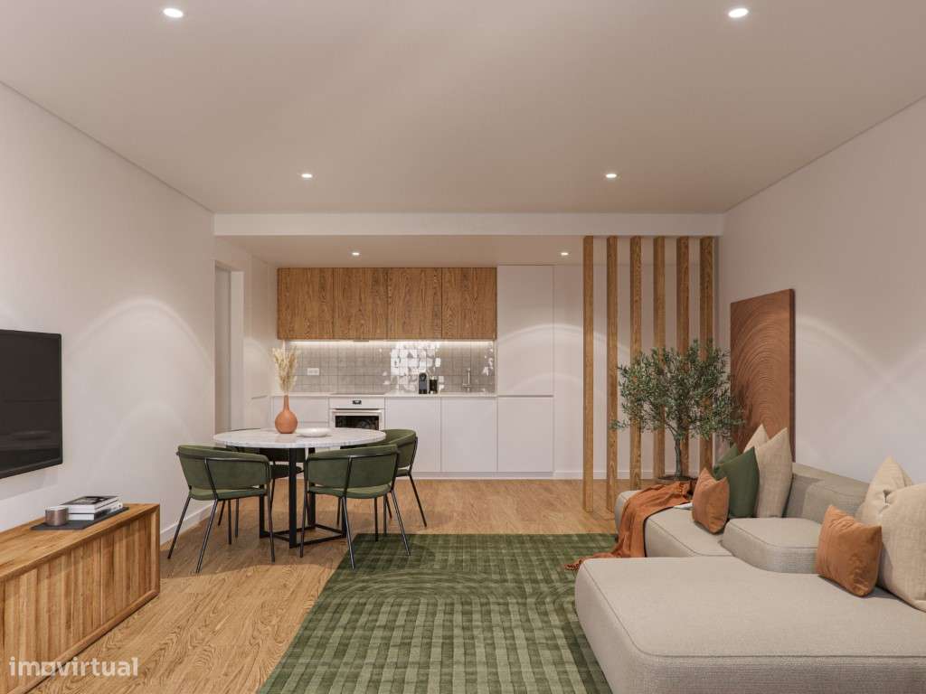 Apartamento com vista num condomínio com Jardim e piscina Arroios-8