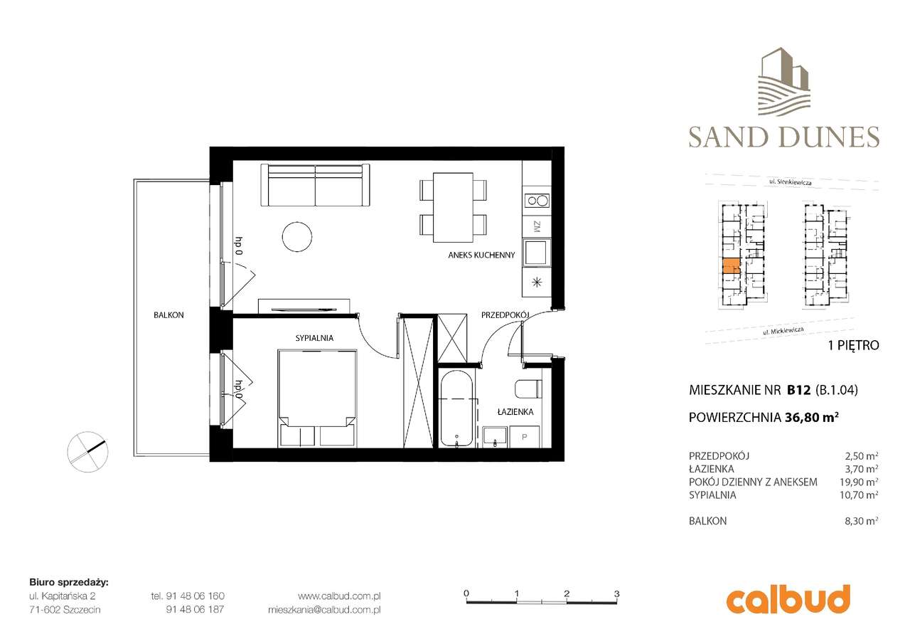 Sand Dunes  | apartament 2-pok. | B11 POD KLUCZ z klimatyzacją - Pełny obrazek: 2/7