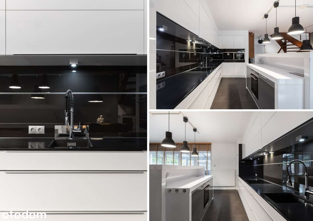 Dom w zabudowie bliźniaczej z basenem.-7