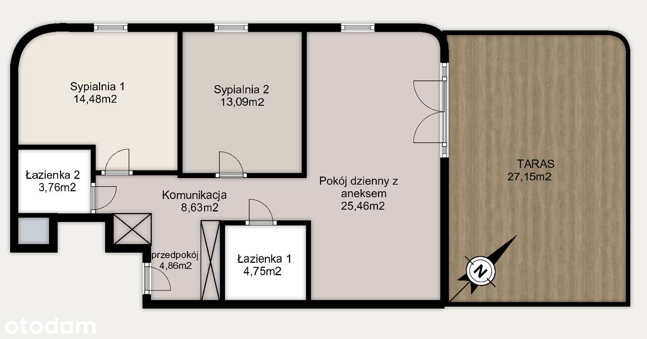 Mieszkanie premium w sąsiedztwie Sky Tower-4