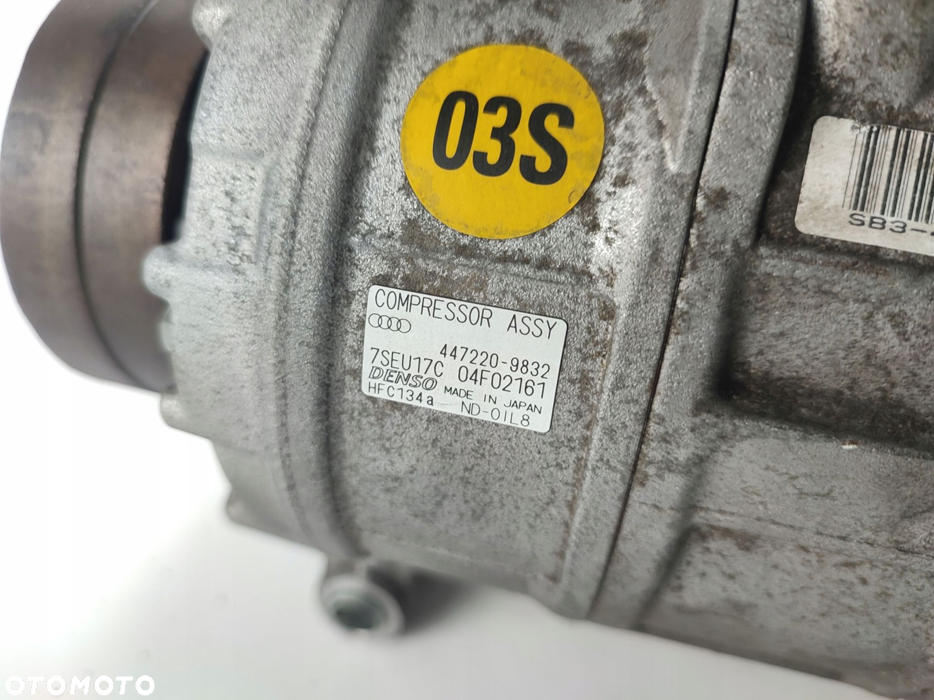 SPRĘŻARKA KLIMATYZACJI AUDI A8 D3 A6 C6 4.2 FSI 447220-9832 - 3