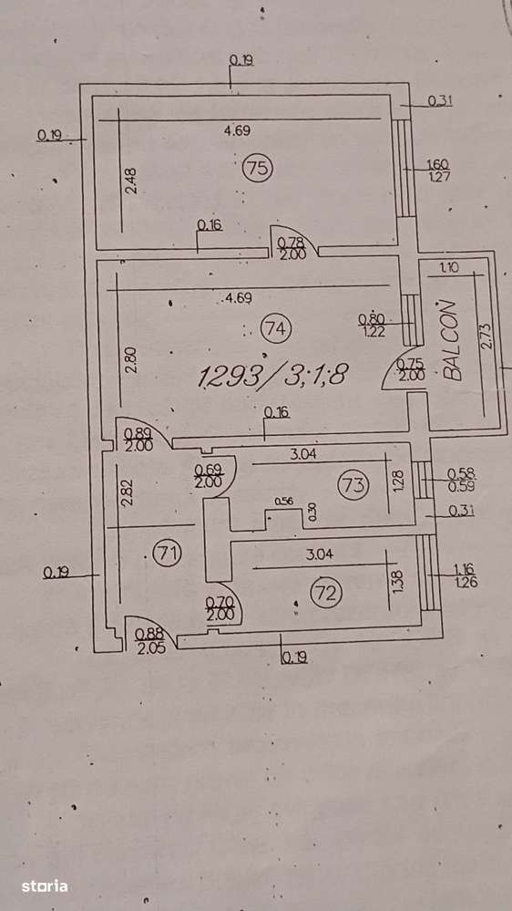 Apartament 2 camere, etaj 1, Fălticeni — fotografia 3