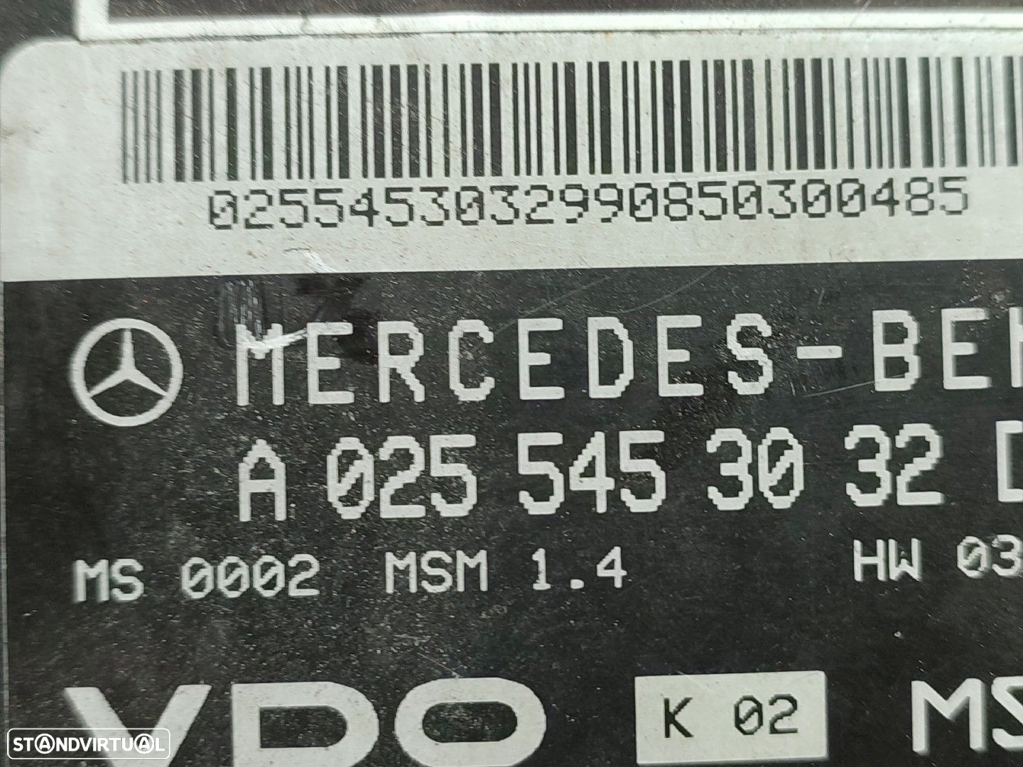 Centralina Do Motor Mercedes-Benz A-Class (W168) - 4