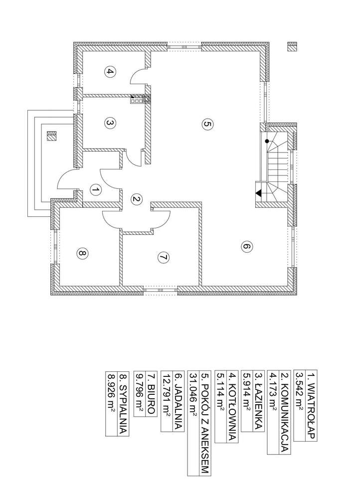 Pasywny dom w lesie,  ze światłowodem-19