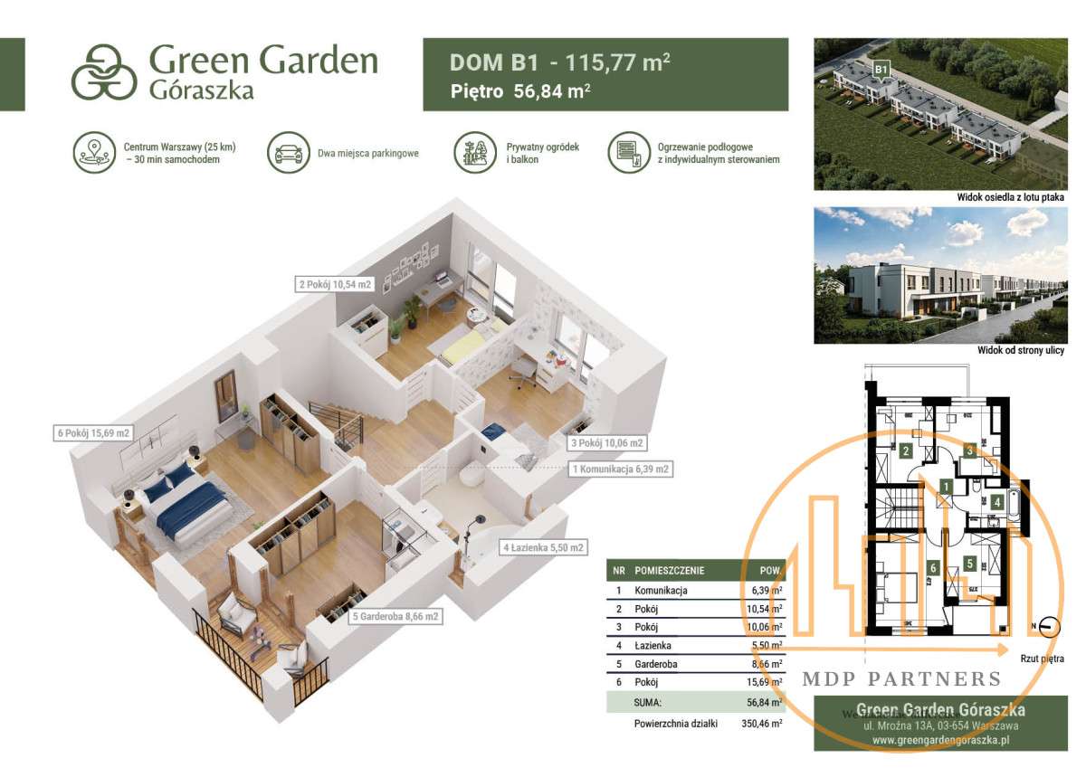 7 min do A2, i 5 min do S17, 15min na Wawer,-6