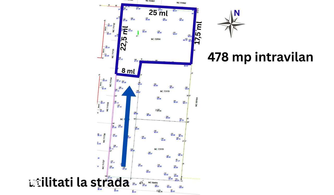 Vanzare Teren Construibil, Intravilan,CU, 478 mp - Tunari! Comision 0%-1