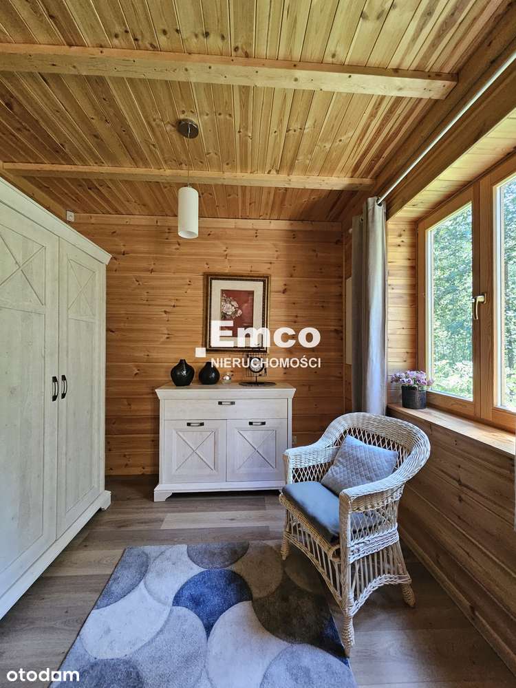 Klimatyczny dom 187 m2, na pięknej, zalesionej działce 5000 m2-13