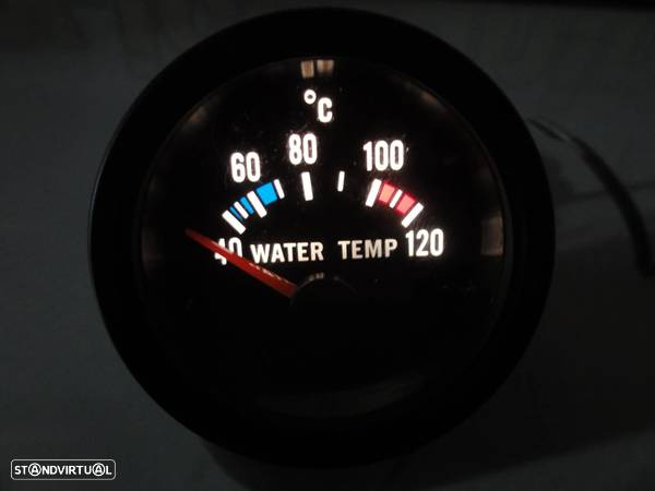 Manómetro fundo preto estilo VDO / Od school disponível em Amperímetro, pressão do turbo, pressão do oleo, temperatura do oleo, temperatura da água, voltagem, vacuo - 39