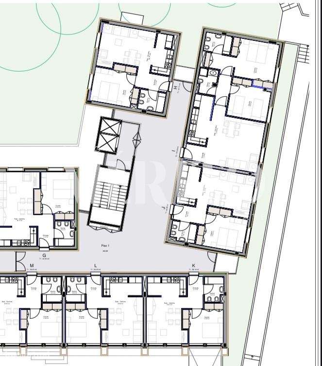 Apartamentos T1 e T2 novos muito perto do centro. - Grande imagem: 3/13