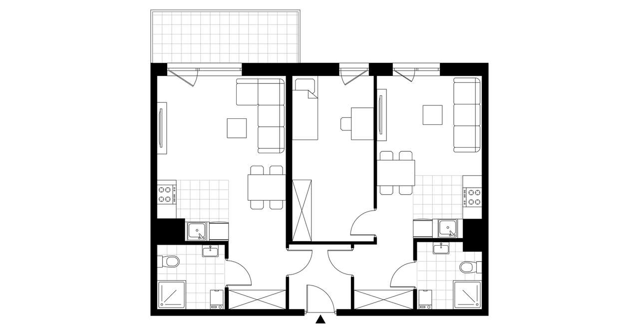 Medyków 32 | mieszkanie 3-pok. | 72 - Pełny obrazek: 4/8