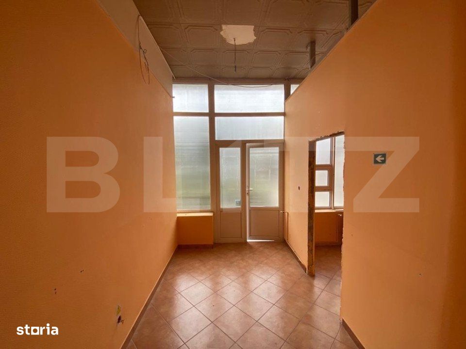 Spatiu comercial, 50 mp, 2 intrari, vitrina , zona Blv Nicolae Titiule