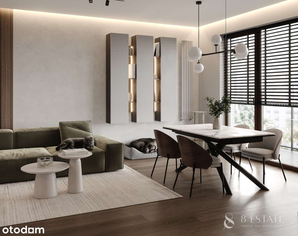 Dwustronne, jasne mieszkanie Royal Residence 7-1