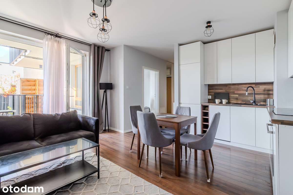 Nowoczesne 2-pokojowe mieszkanie z balkonem na zamkniętym osiedlu - Pełny obrazek: 1/17