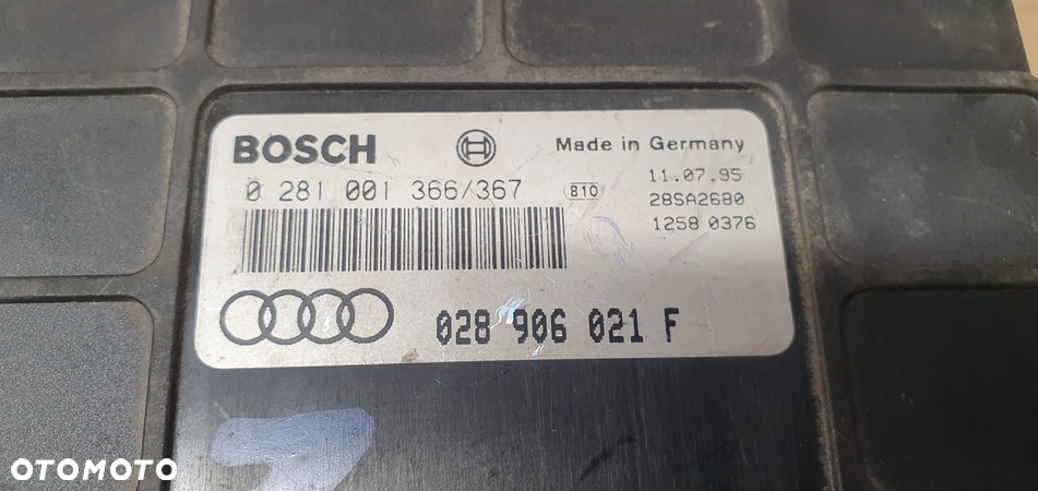 Komputer sterownik silnika Audi A4 B5 1.9 TDI 028906021F - 5