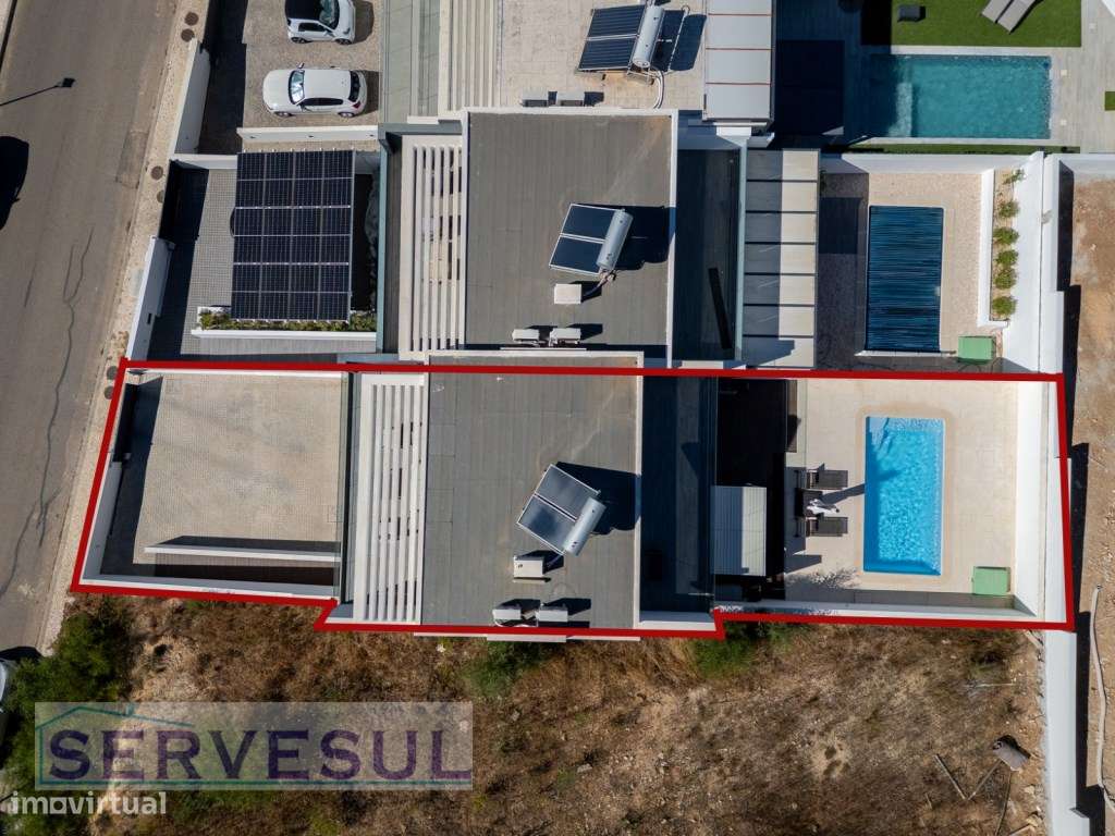 Moradia Moderna com Piscina e uma vista magnifica para o Campo de G...-46