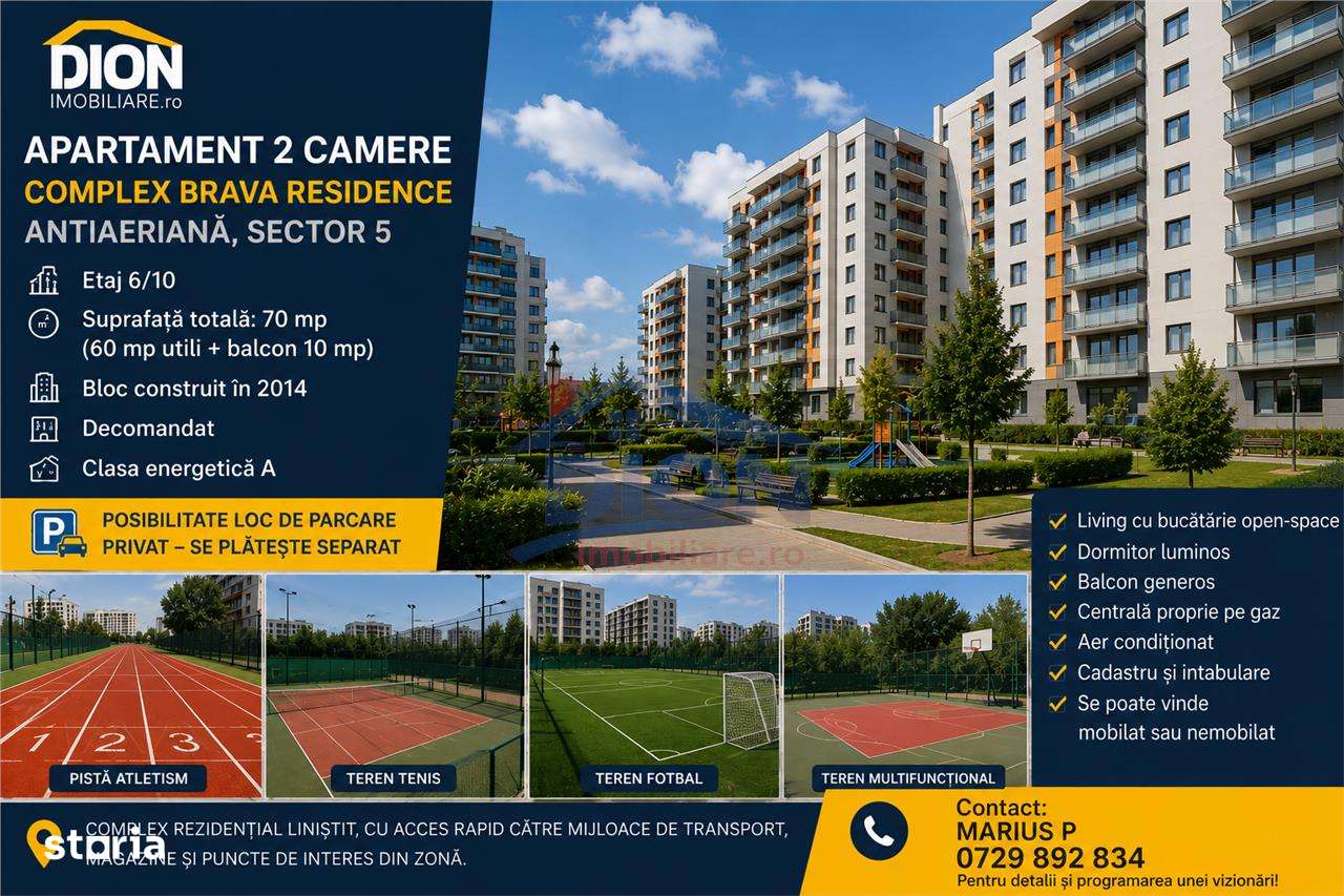 13 Septembrie Drumul Sarii Antiaeriană,Complexul Brava Residence
